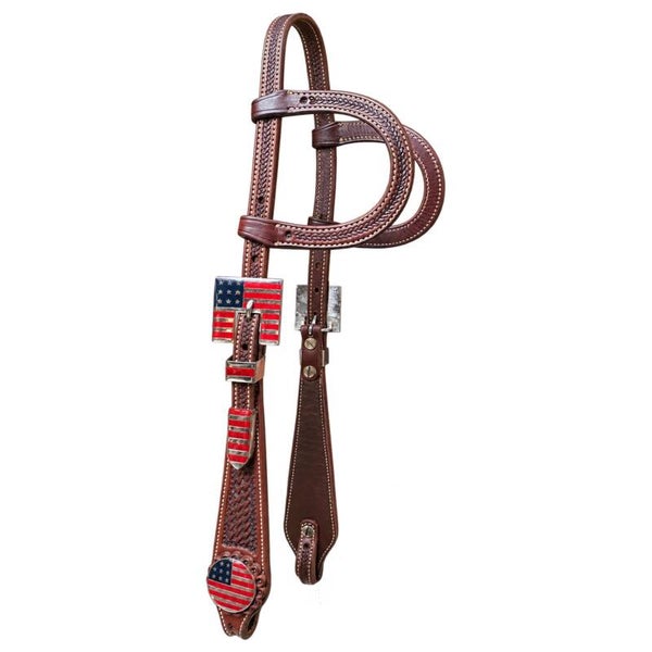 Cattleman’s two ear westernhoofdstel - maat quarter