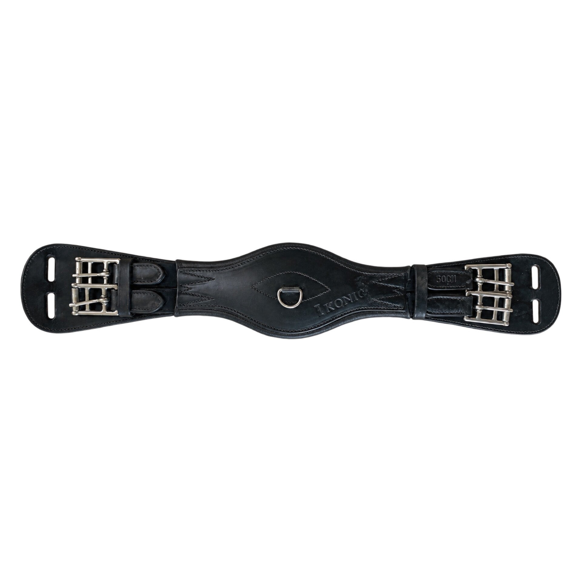 IKONIC anatomische leren dressuursingel - 50cm