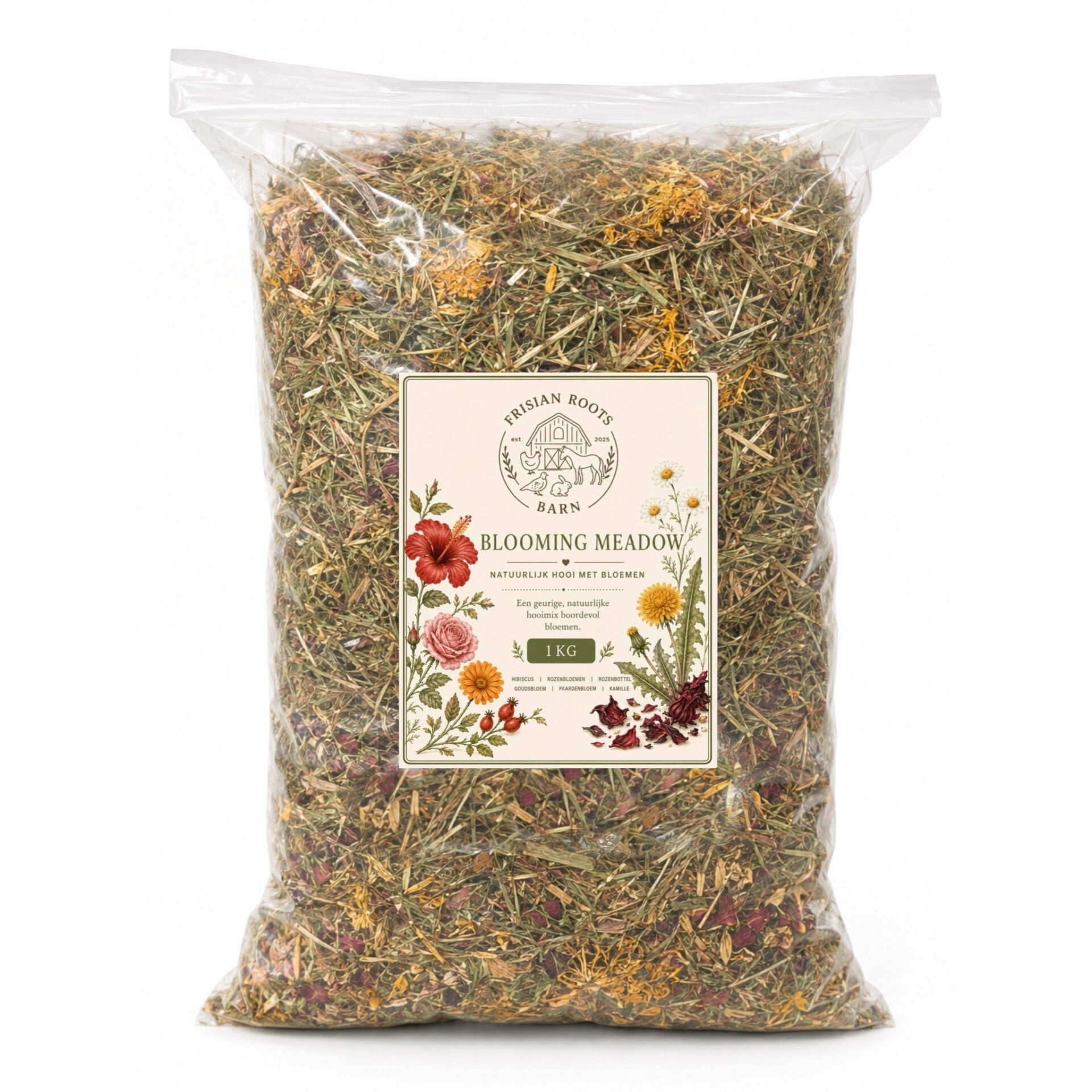 Blooming Meadow | kruidenhooi voor konijnen & cavia’s
