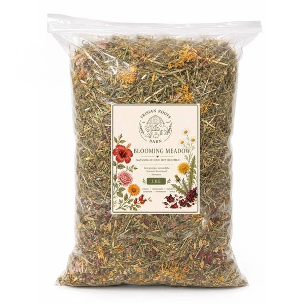 Blooming Meadow | kruidenhooi voor konijnen & cavia’s