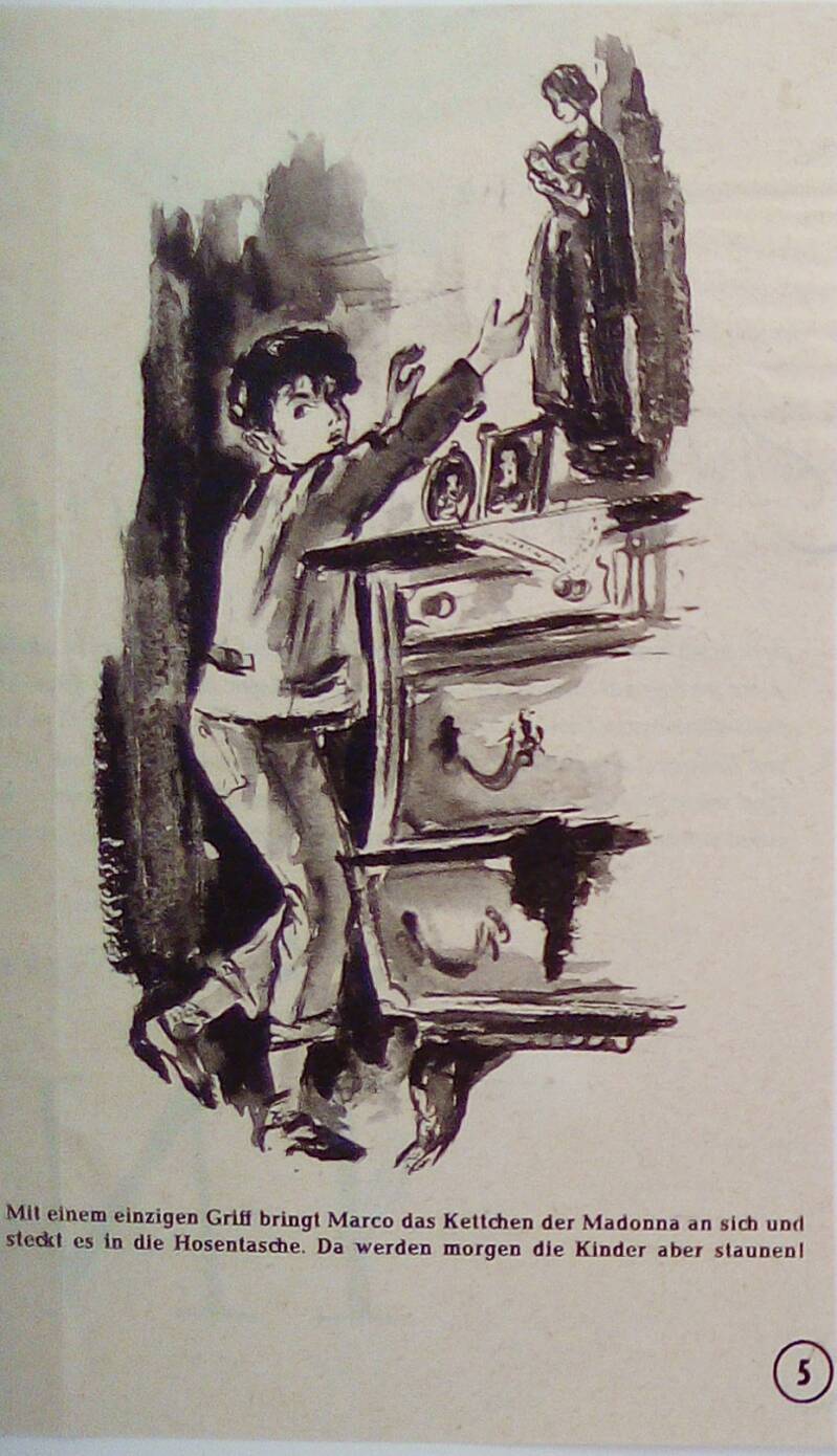 HHS Romanillustration Marco von Sophie Hartmann und Gitta von Cetto, Zeitschrift Constanze