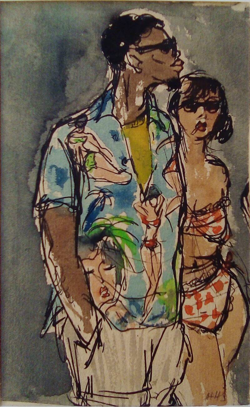 HHS Reise-Eindruecke Paris und Griechenland 50er Jahre