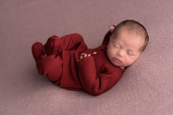 Newborn setje - bordeaux