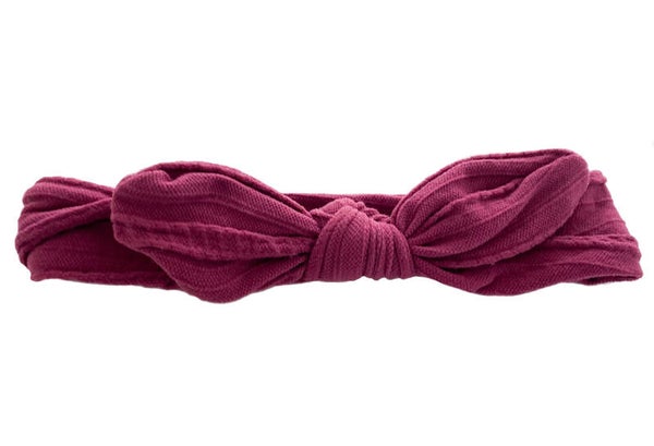 Haarbandje- bordeauxpaars