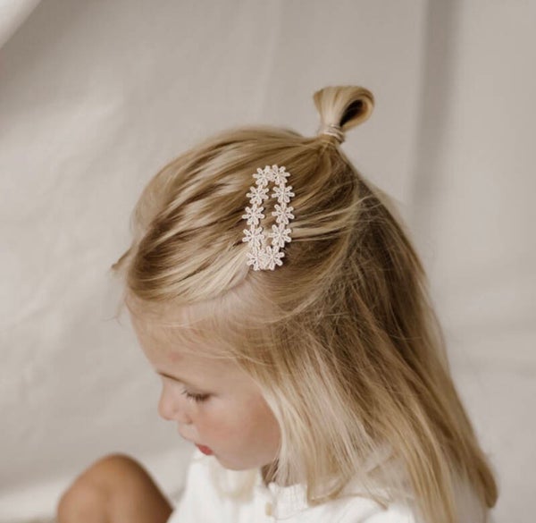 Clip Lace Flower - 7 cm