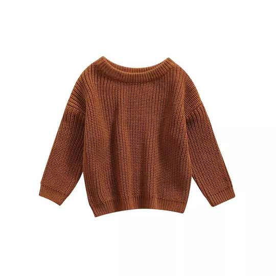 Oversized Trui - roestbruin.;p