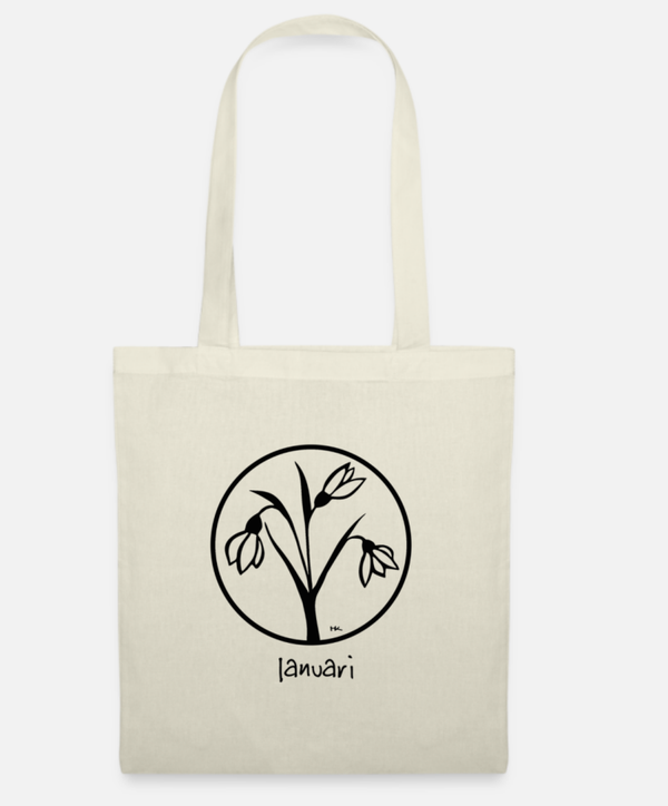 Birth Flower Tas - Januari