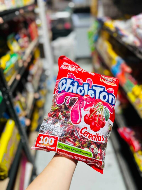 chicleton sabor cereza