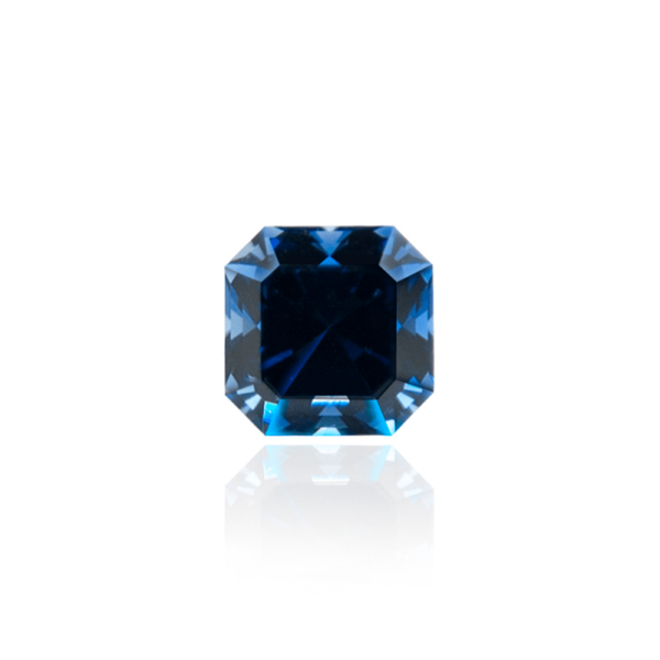 Sapphire blauw Asscher 6x6