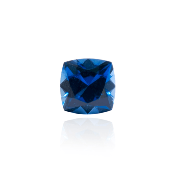 Sapphire Blue Cushion 6X6  1.25cts