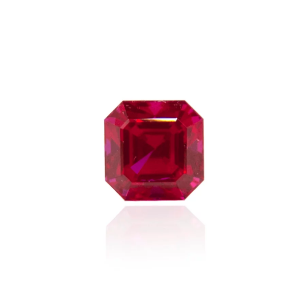 Ruby Asscher 6x6mm