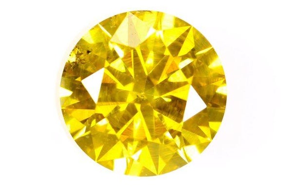 Losse Diamond Fancy Deep Greenish Yellow 1,02 karaat SI1