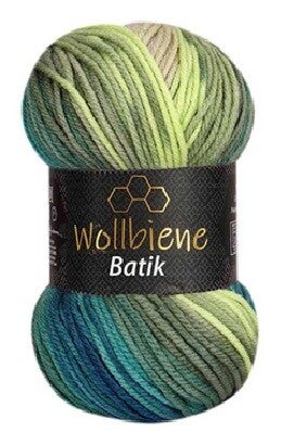 Wollbiene Batik