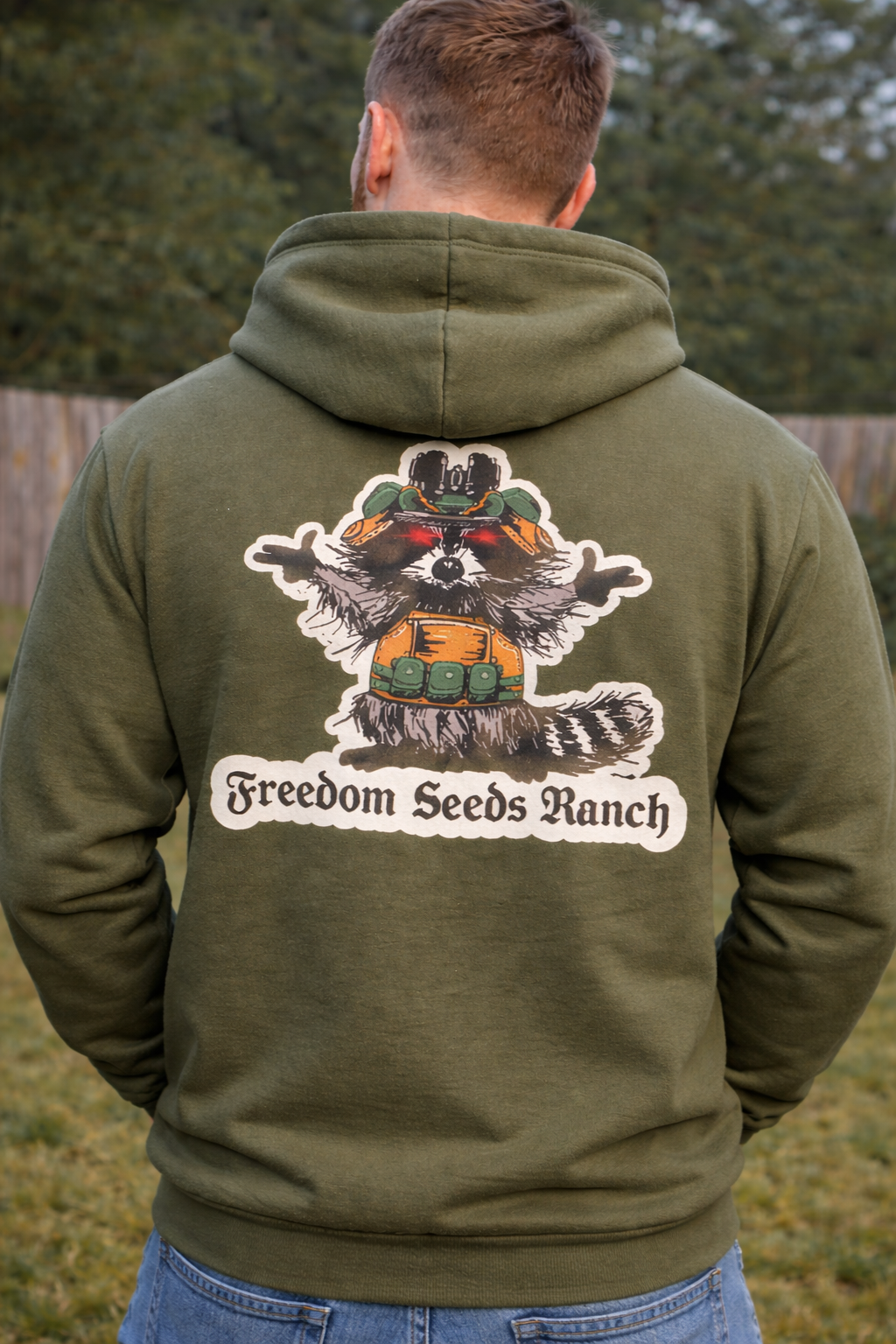 Goon hoodie “green”