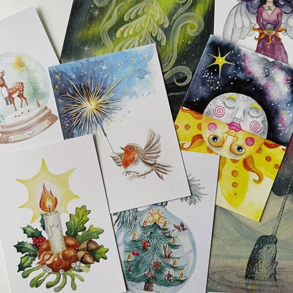 Set 4 Kerst-buitenbeentjes