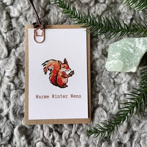 Minikaartje eekhoorn