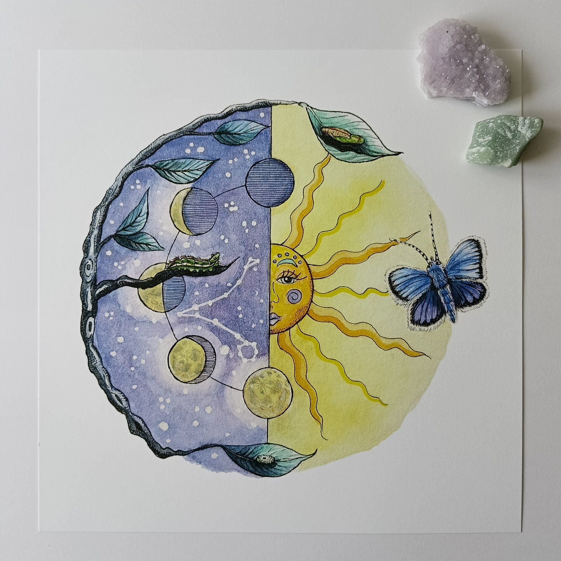 Artprint Alles heeft een ritme