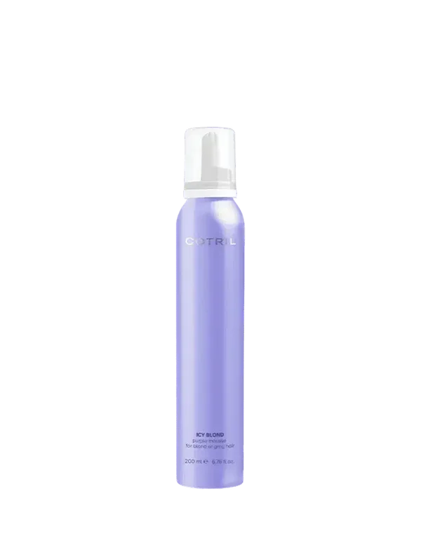 ICY BLOND PURPLE MOUSSE Conditioning anti-yellow mousse