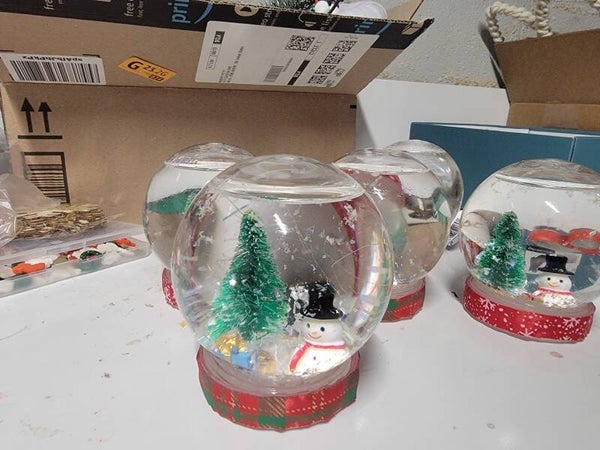 Winter snow globes