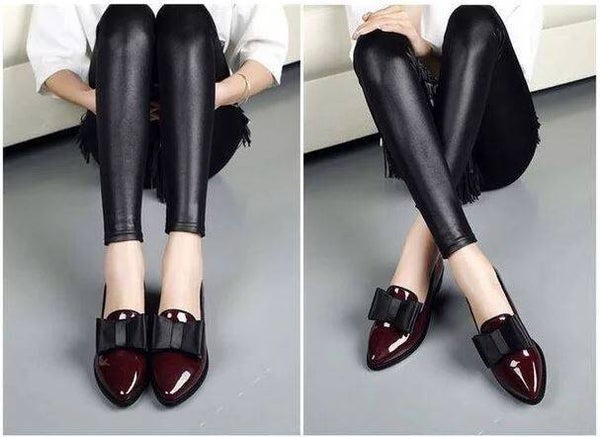 Lack-Slipper „Rubber Chic Bordeaux“