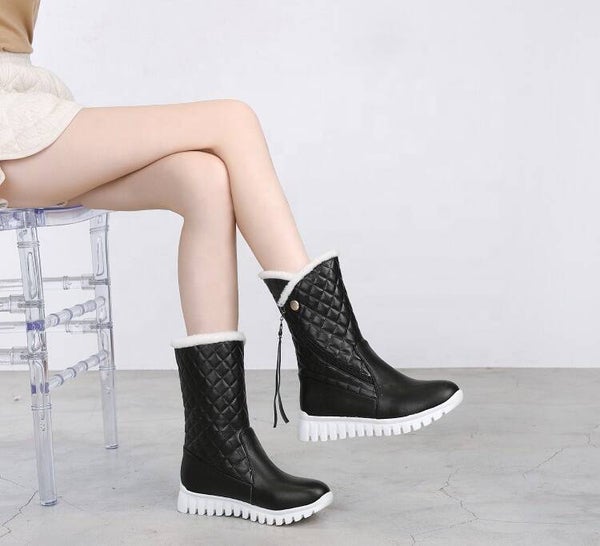 Winterstiefel „Schwarz Cozy Quilted“
