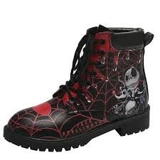 Stiefelette „Skelly Jack Spiderweb Edition“