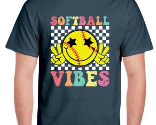 Softball Vibes T-Shirt ($15-$24)