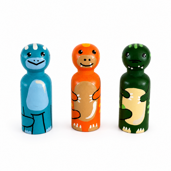 Dinosaurus pegdolls