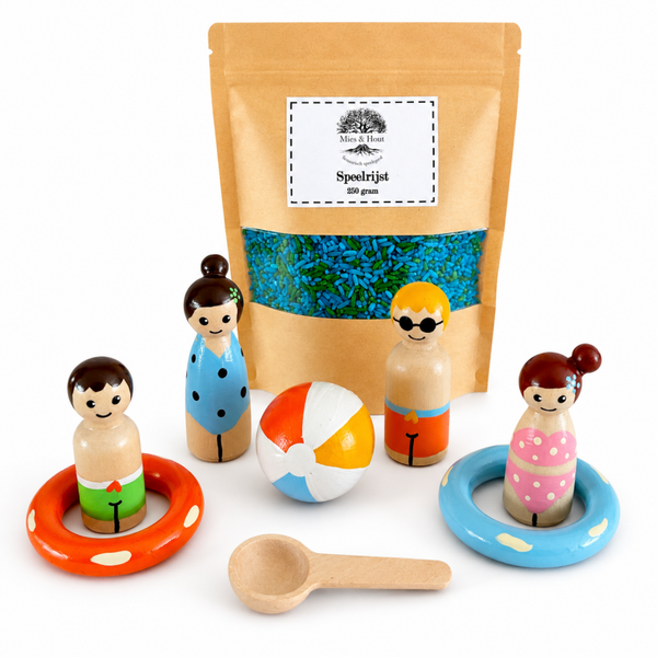 Zomer pegdolls met speelrijst