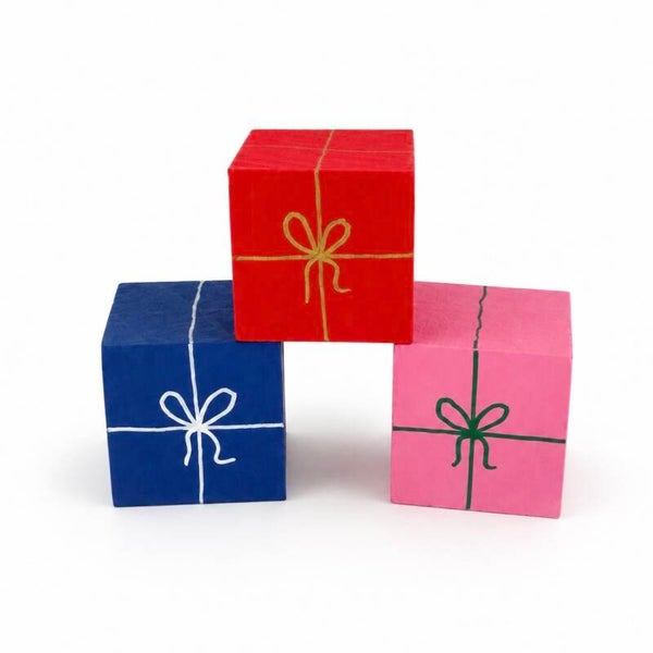 Houten speel cadeautjes - set van 3