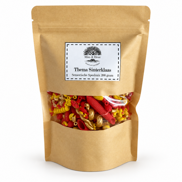 Sensorische speelmix Sinterklaas 200 gram