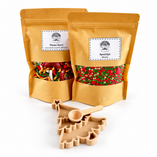Sensorische speelset Kerst mini