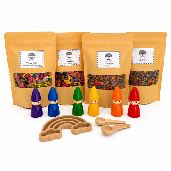 Sensorische Regenboog set XXL