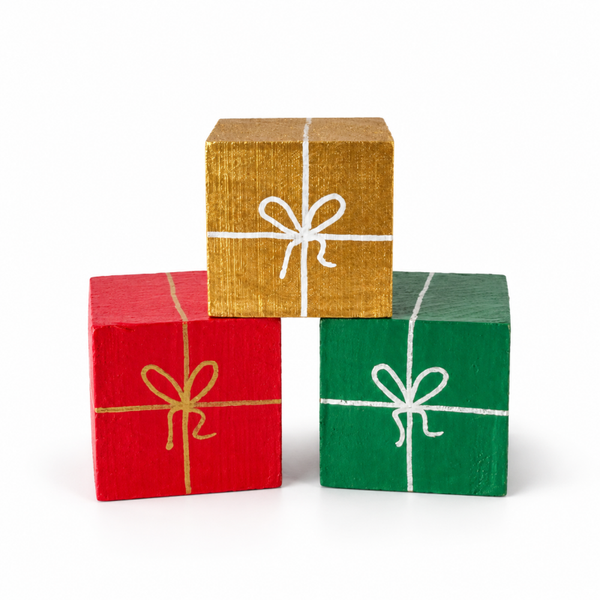 Houten Kerst cadeautjes