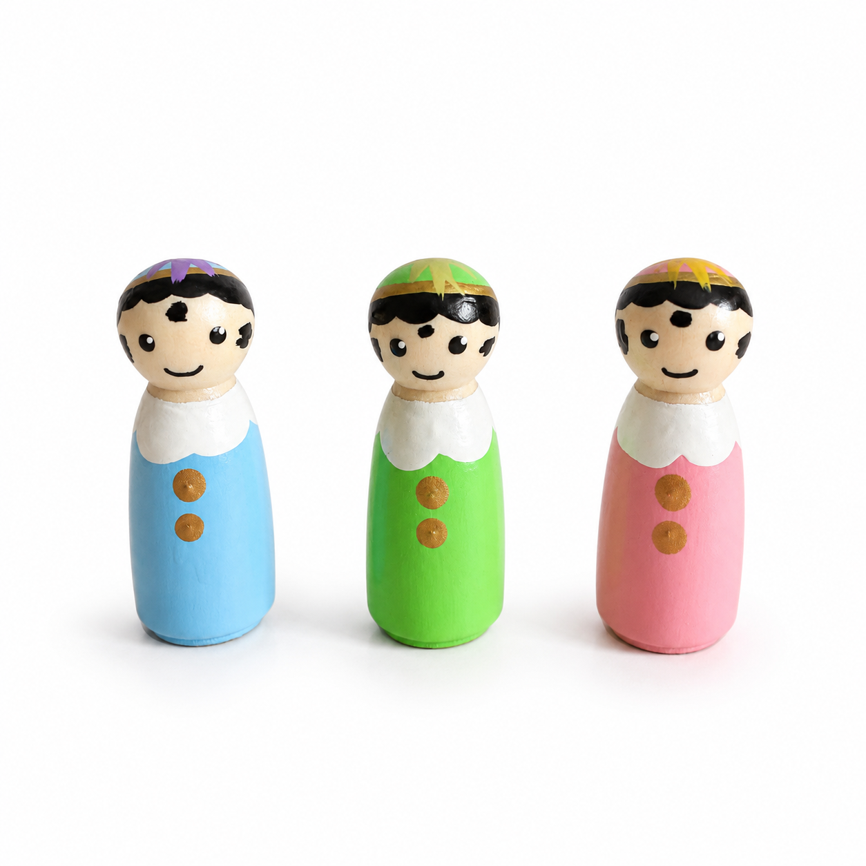 Pastel pietjes set