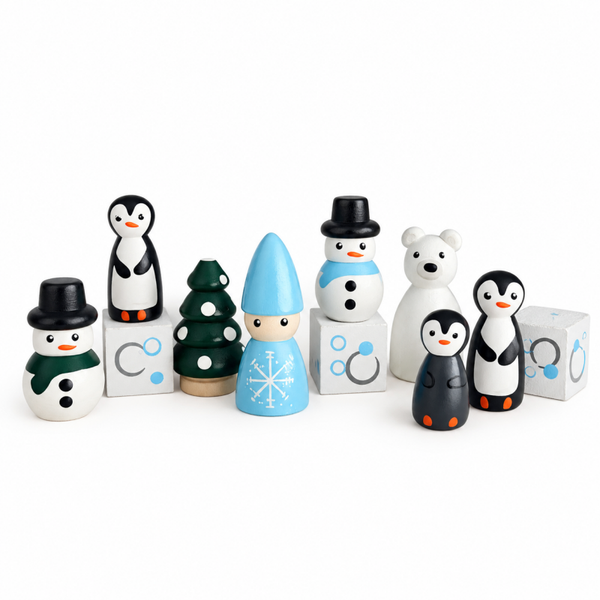 Winter pegdolls