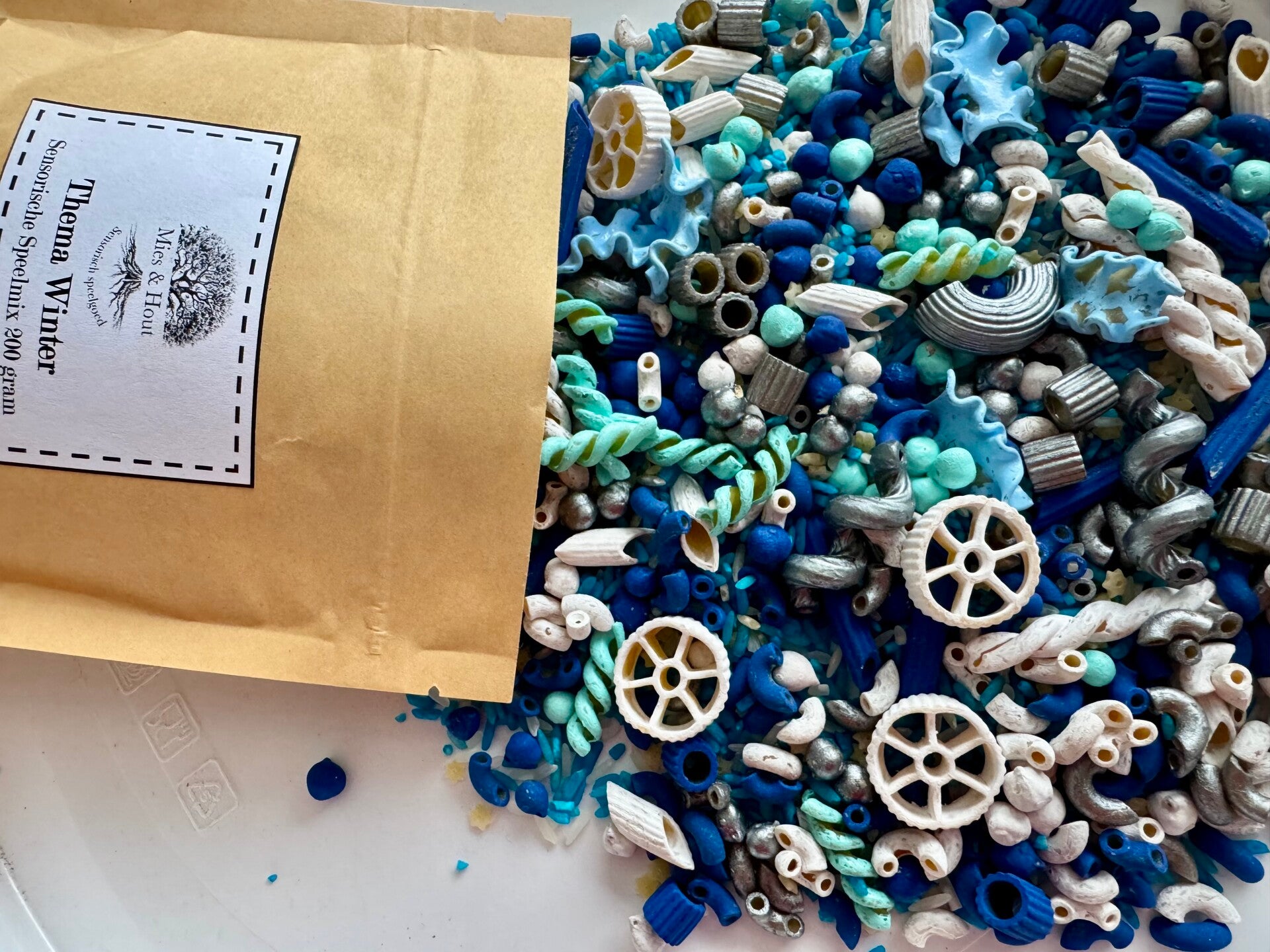 Sensorische speelmix Winter