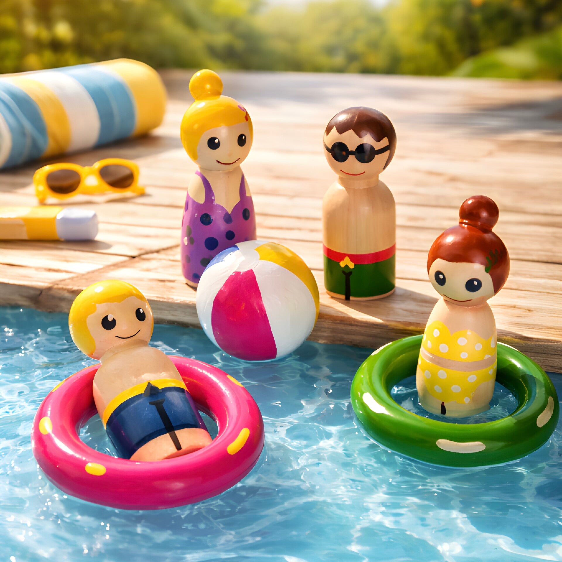 Zomer pegdolls (set b)