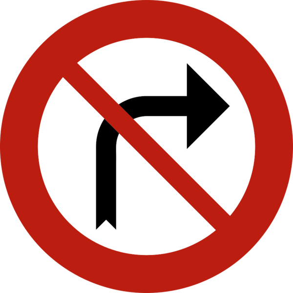 C31B Verkeersbord
