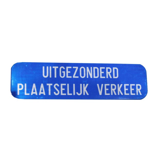 Verkeersbord U.P.V.