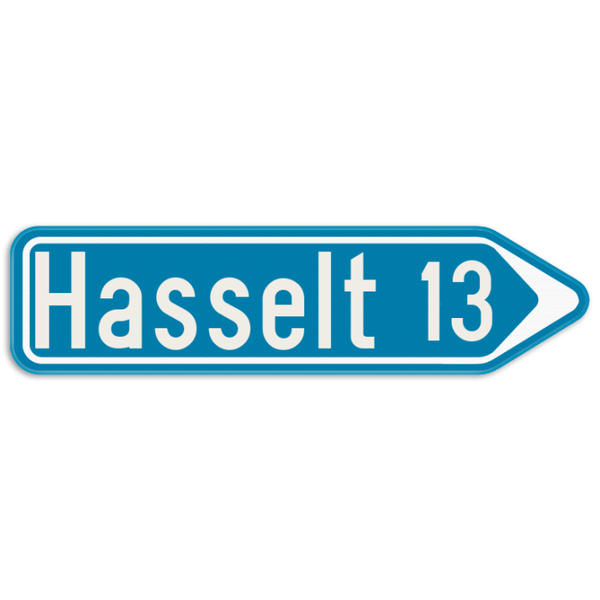 F29 Verkeersbord PIJL