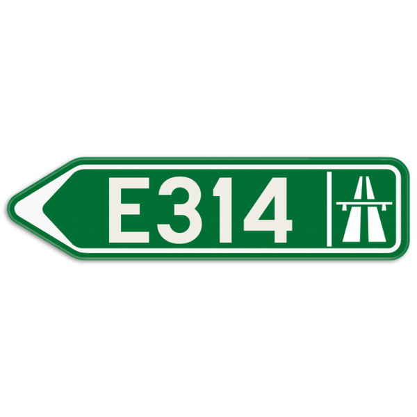 F31 Verkeersbord PIJL