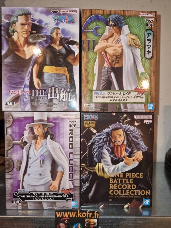 Lot de 4 figurines one piece