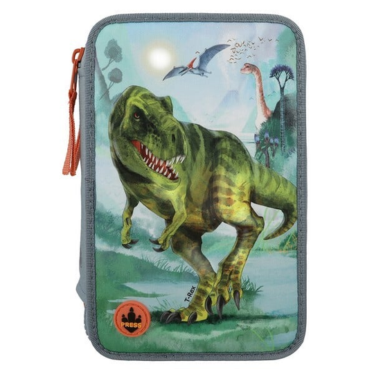 12166 Dino World gevulde etui met licht T-Rex