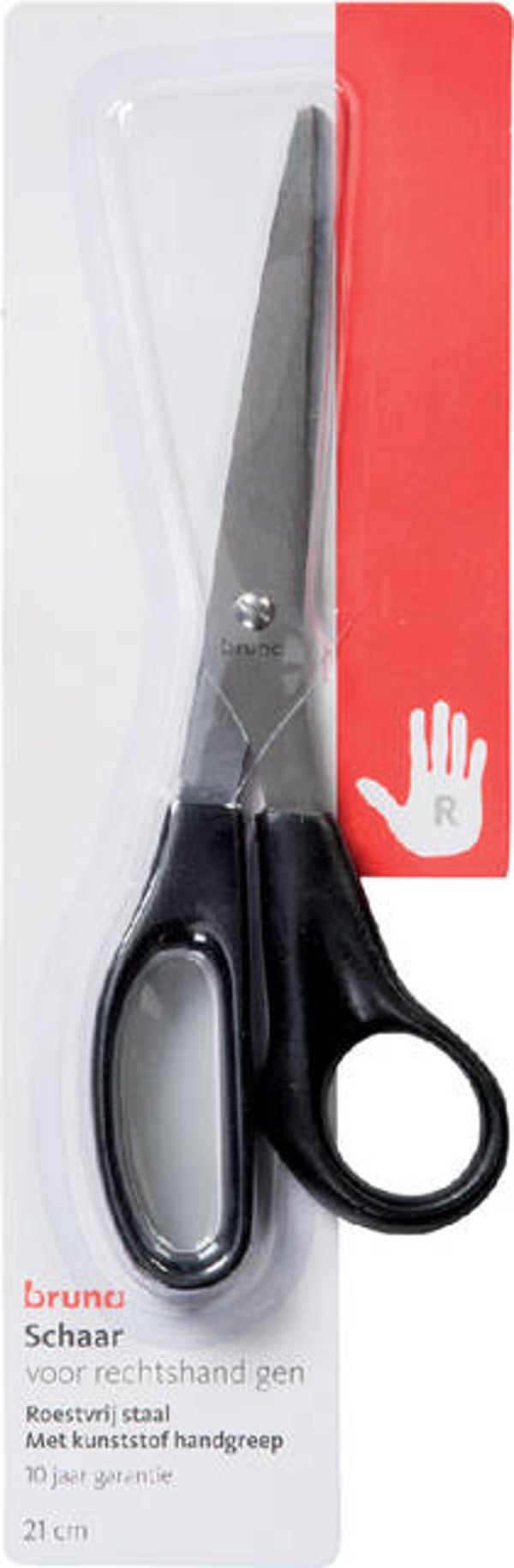 Schaar Bruna 21 cm kunststof rechtshandig