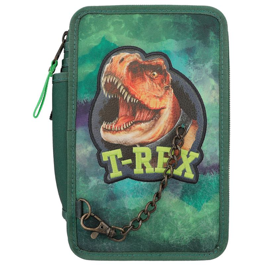 12506 Dino World 3-vaks etui T-REX