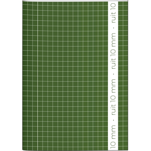 Schrift A4 ruit 10mm groen