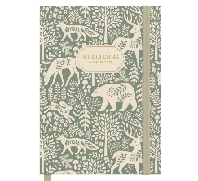 7/2 Agenda 2027 Atelier 44 A5+ Animals green