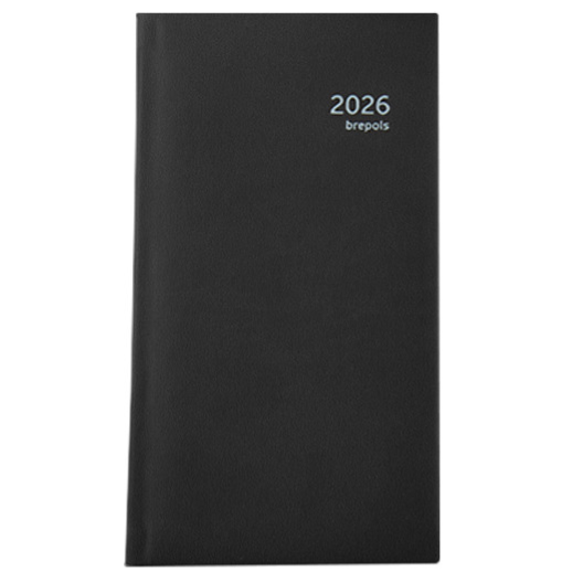 7/2 Zakagenda 2027 Brepols Optivision pocket Classica zwart