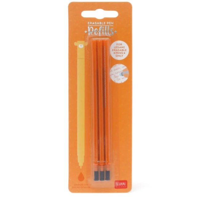 LEGAMI navulling uitwisbare gelpen oranje